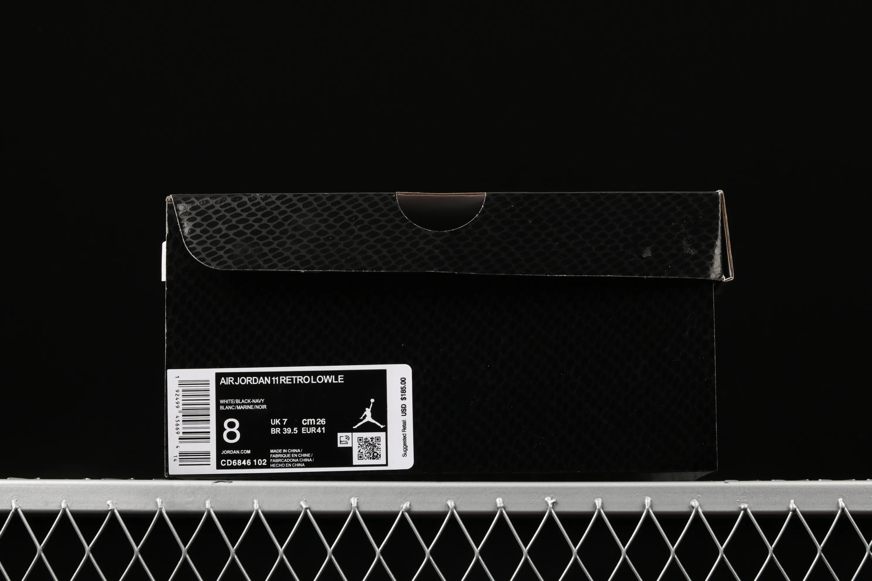 All categories Air Jordan Jordan series basketball shoes Air Jordan 11 Air Jordan 11 Retro Low "Navy Blue Snakeskin" AJ11 Blue Snake Joe 11 low-top basketball shoes CD6846-102